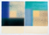 《Square-Reversible, Blue and Black thru Metallic Green and Blue》